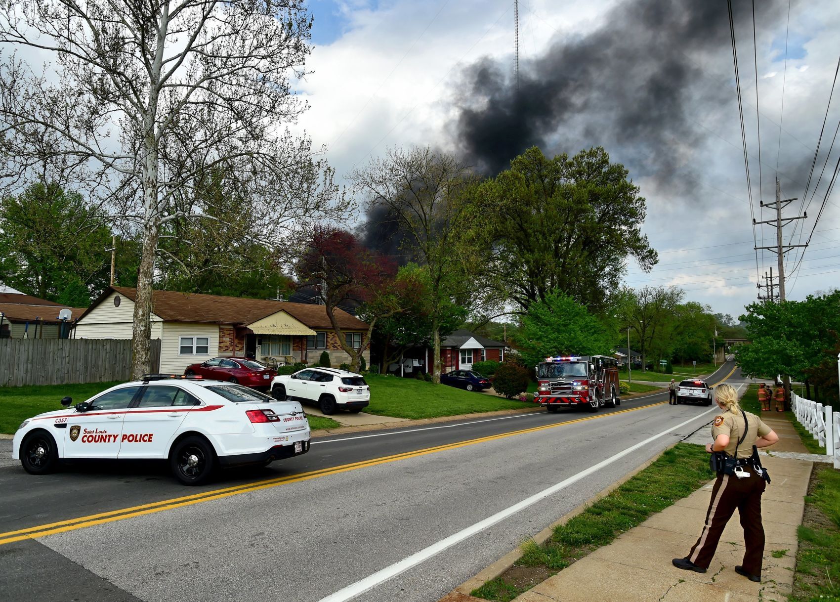 Plant fire causes St. Louis County residents to evacuate